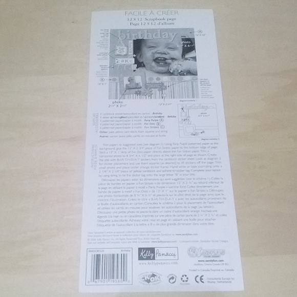 5/$15 Birthday Scrapbook Stickers Kelly Panacci 067901195600 - Picture 5 of 6